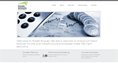 Desktop Screenshot of modelanswer.com.au